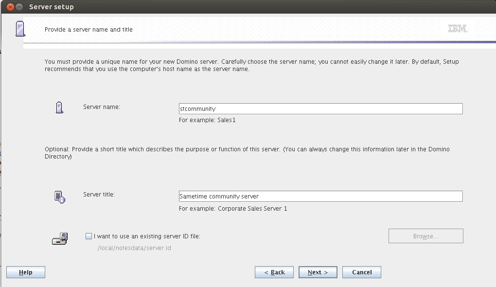 Image:Domino 9 setup for Sametime - manual