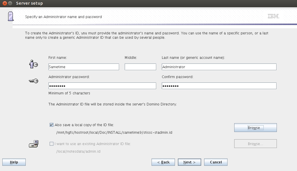 Image:Domino 9 setup for Sametime - manual