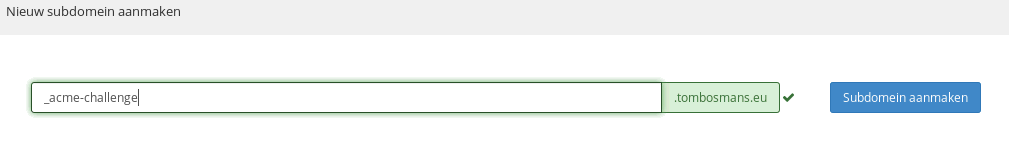 Image:Letsencrypt certificates for my own test servers