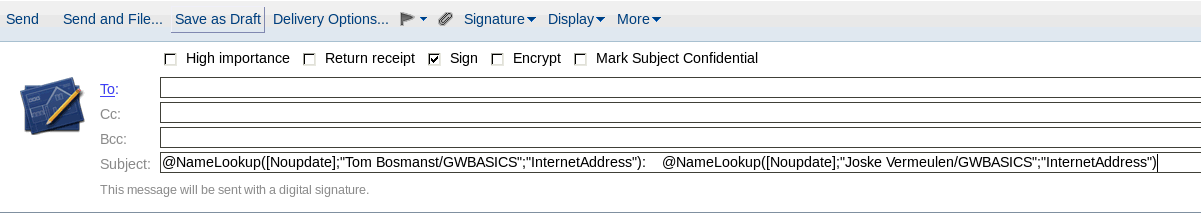 Image:How to convert Notes names to email addresses in the Notes client.