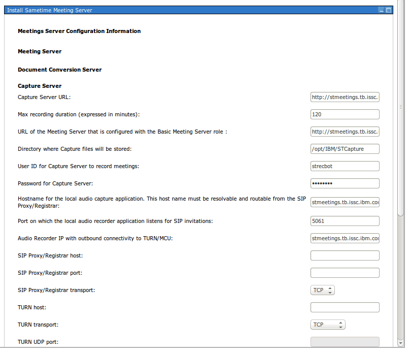 Image:Installation Sametime 9 on Linux : the Meeting Server (updated)