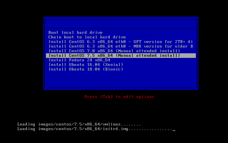 Image:Synology TFTP server for PXE Boot